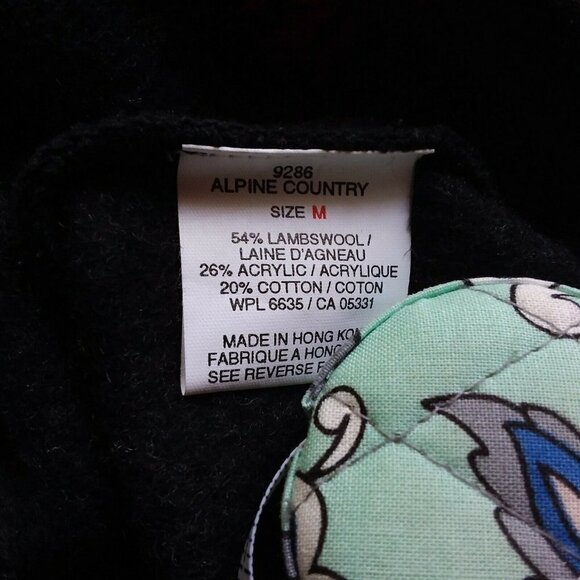 Woolrich VTG Women's Wool Blend Cropped Full-Zip Embroidered Vest - Picture 6 of 7